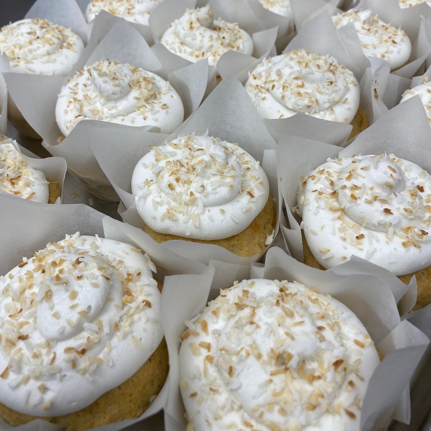 Gluten-Free, Sugar-Free Coconut Cream Cupcakes (Pre-Order)