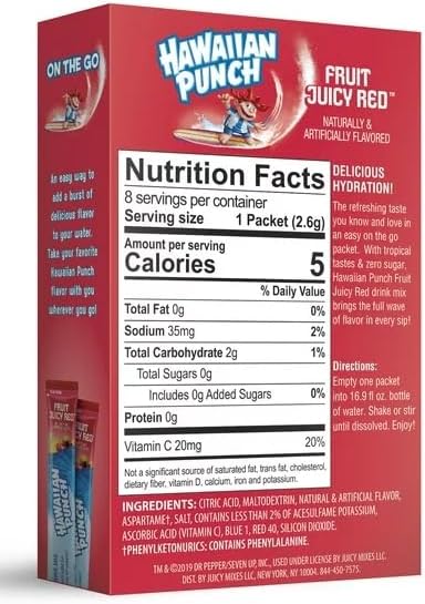 Zero Sugar Hawaiian Punch Singles