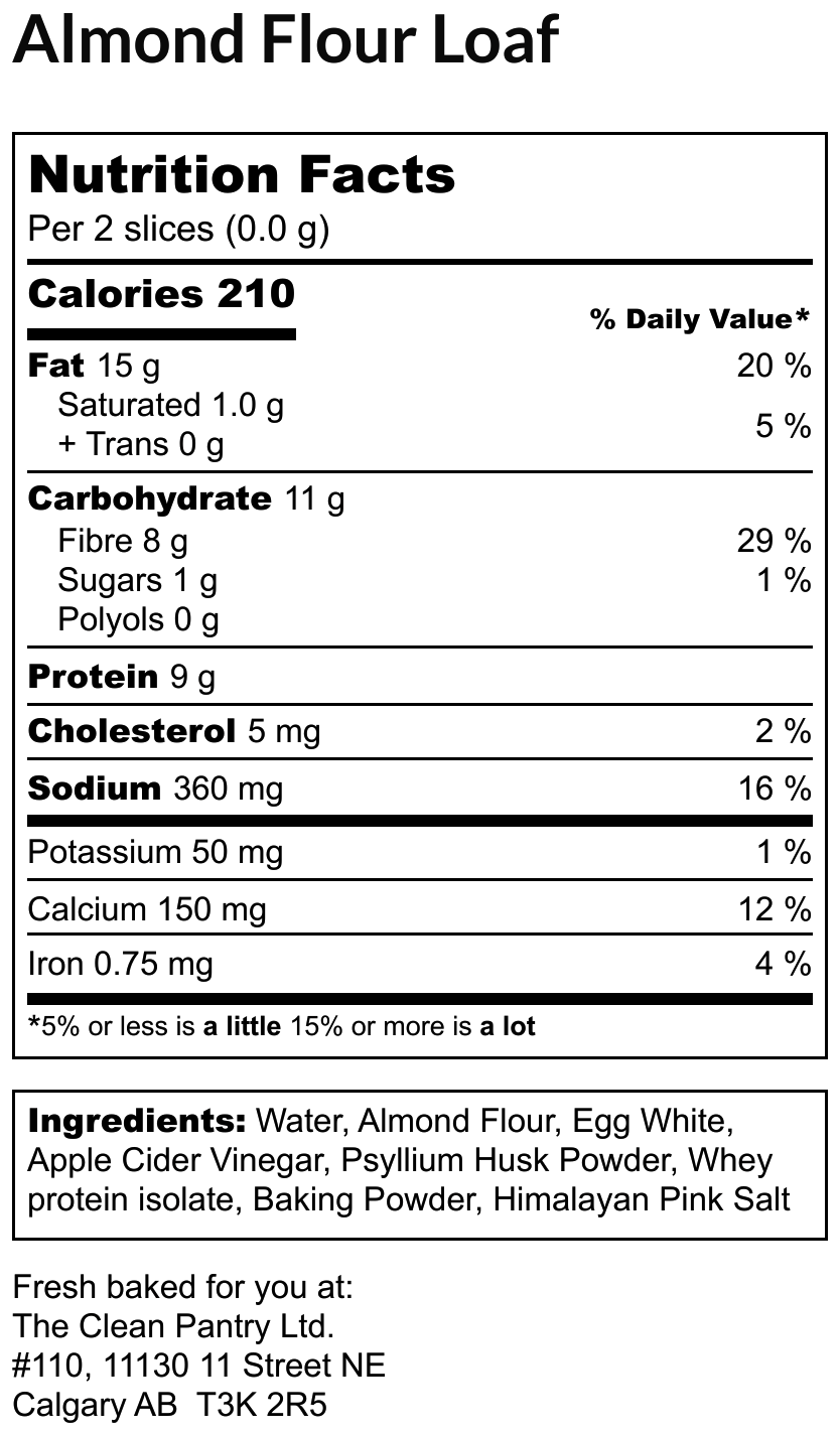 Almond Flour Loaf (Low Carb, High Protein, Gluten Free)