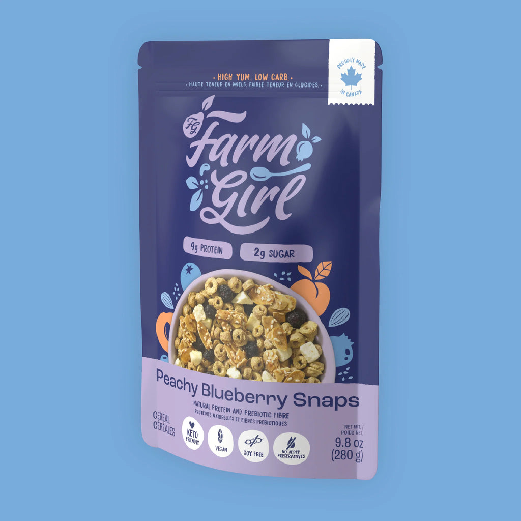 Peachy Blueberry Snaps Cereal