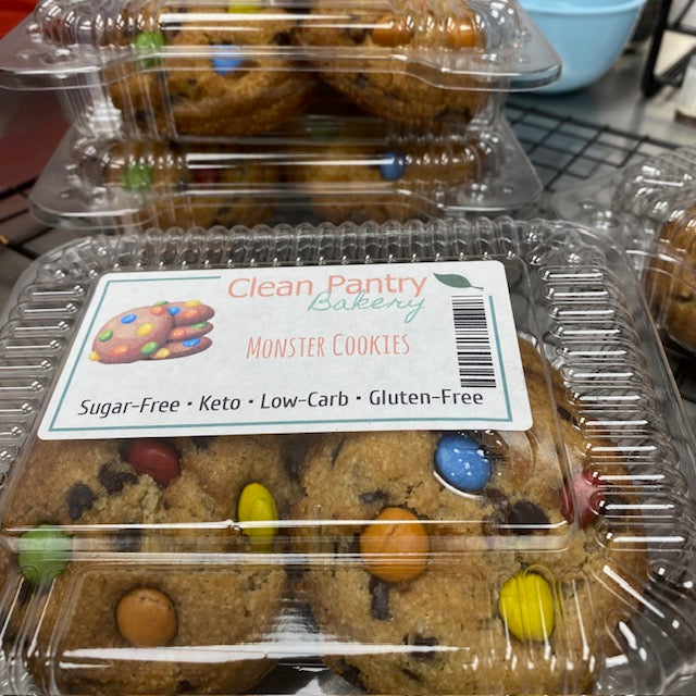 Gluten-Free, Low-Carb & Sugar-Free Monster Cookies