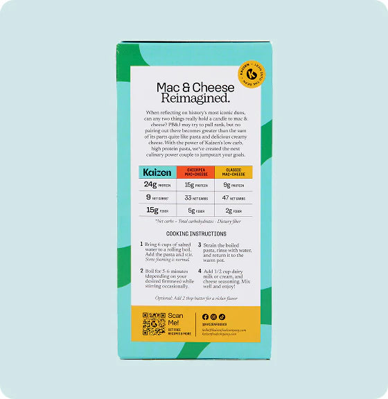 High Protein, Low-Carb Mac & Cheese