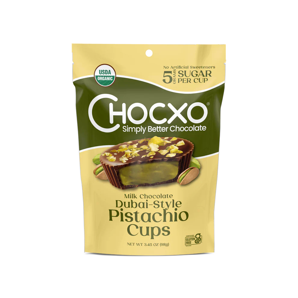 Milk Chocolate Pistachio Cups - Dubai Style