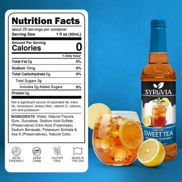 Sugar-Free Syruvia Syrups