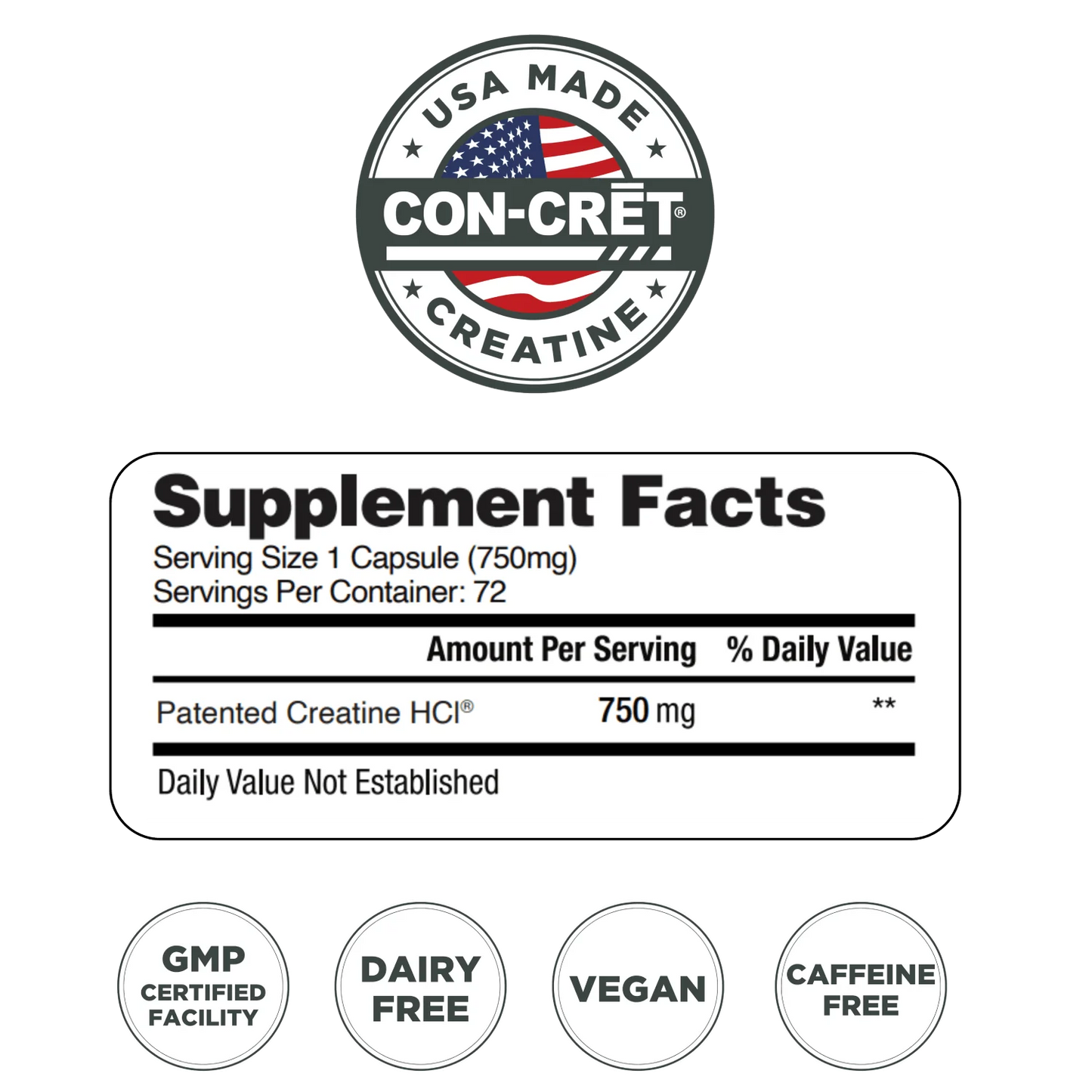 Creatine HCI Capsules