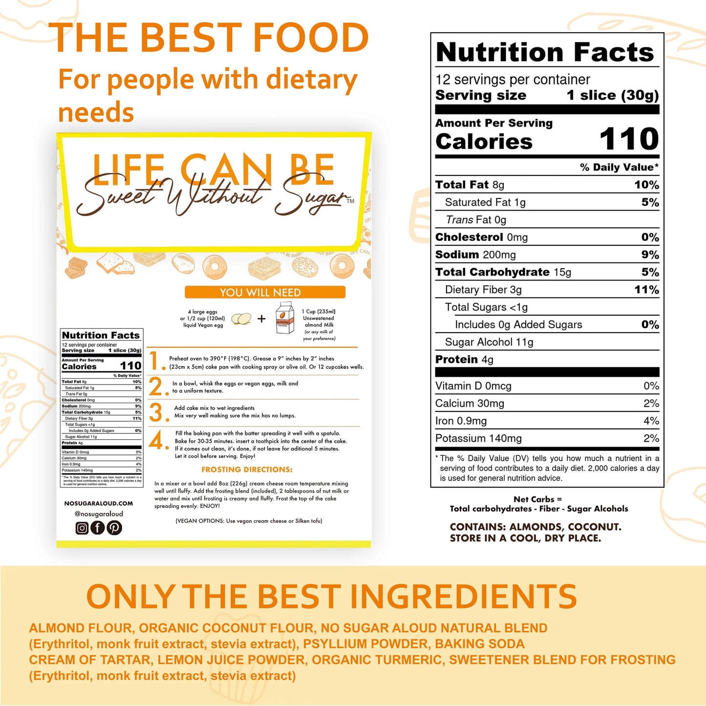 Low Carb Lemon Cake Mix