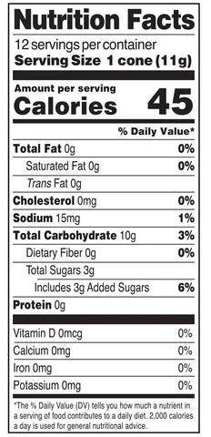 Gluten Free Sugar Cones
