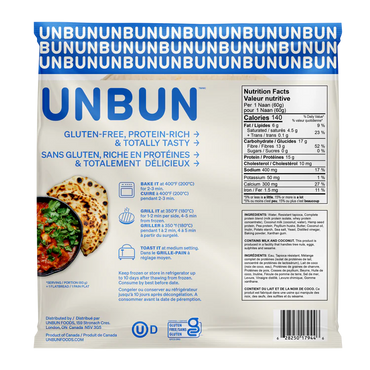 Gluten Free Naan Flatbread