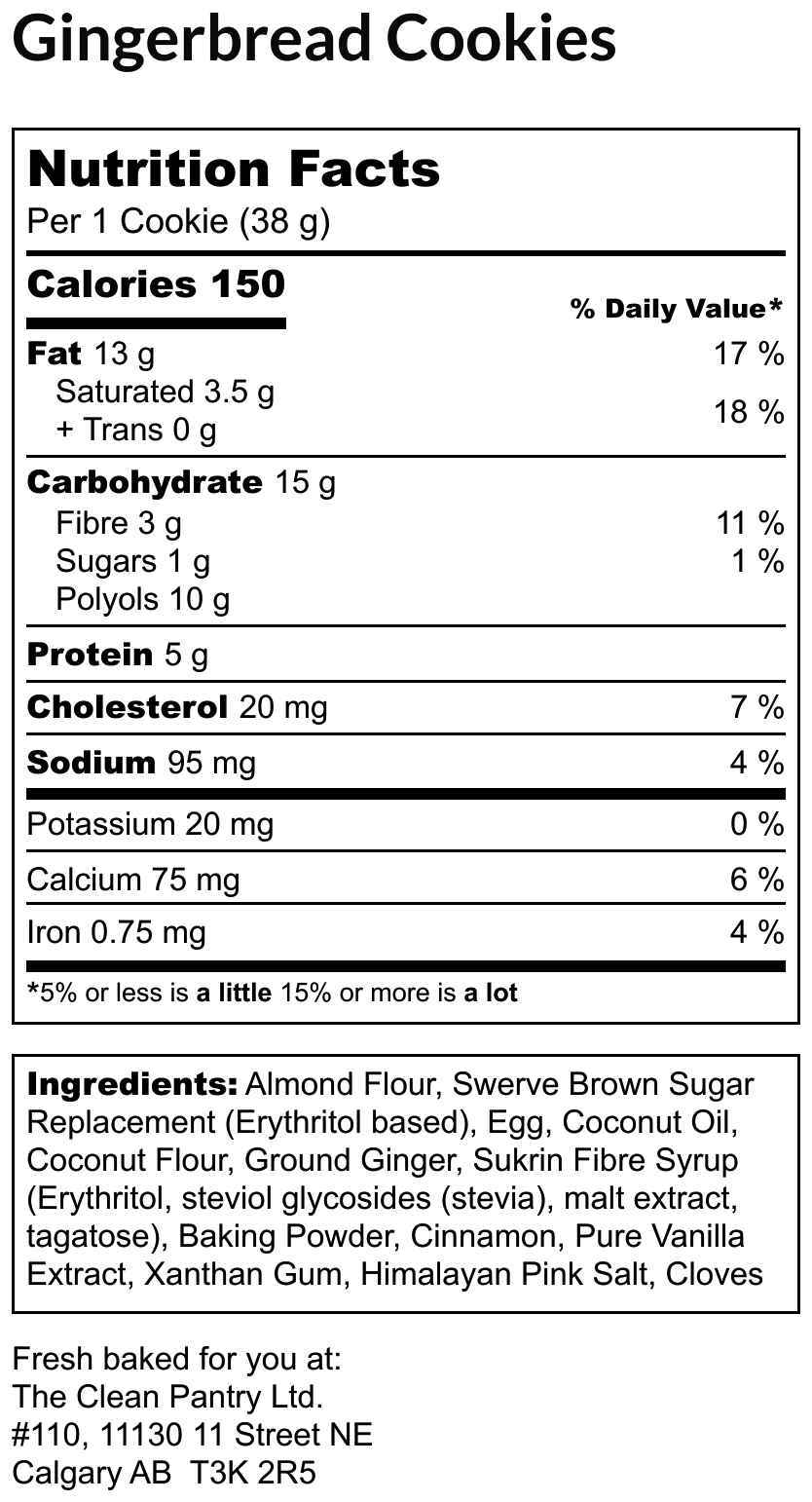 Gluten-Free, Dairy-Free & Sugar-Free, Keto Gingerbread Cookies - Decorating Kit (Pre-Order)