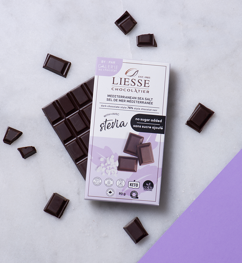 Liesse Chocolatier No Sugar Bars