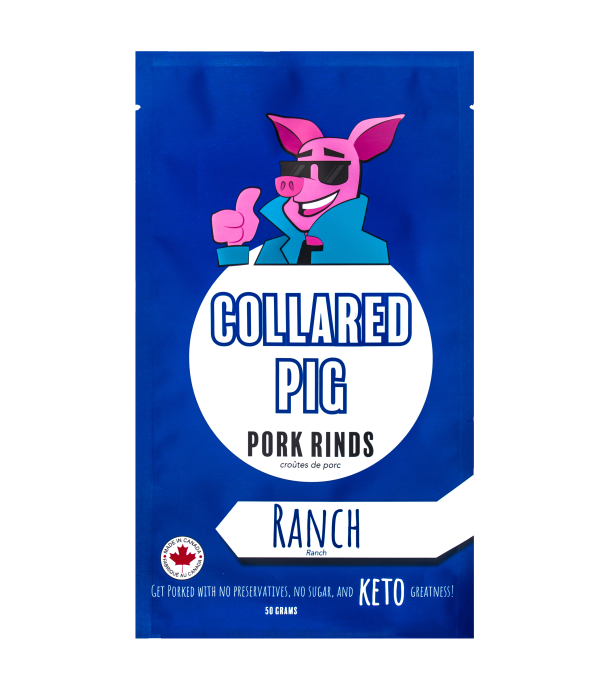 Collared Pig Pork Rinds