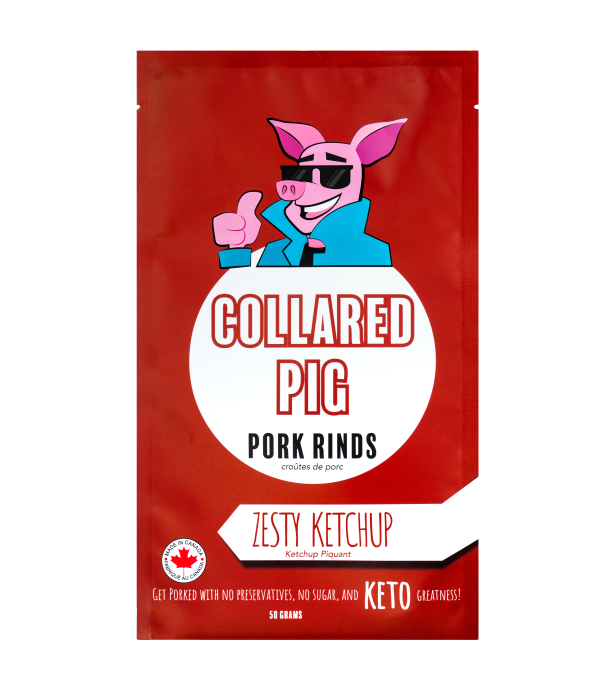 Collared Pig Pork Rinds