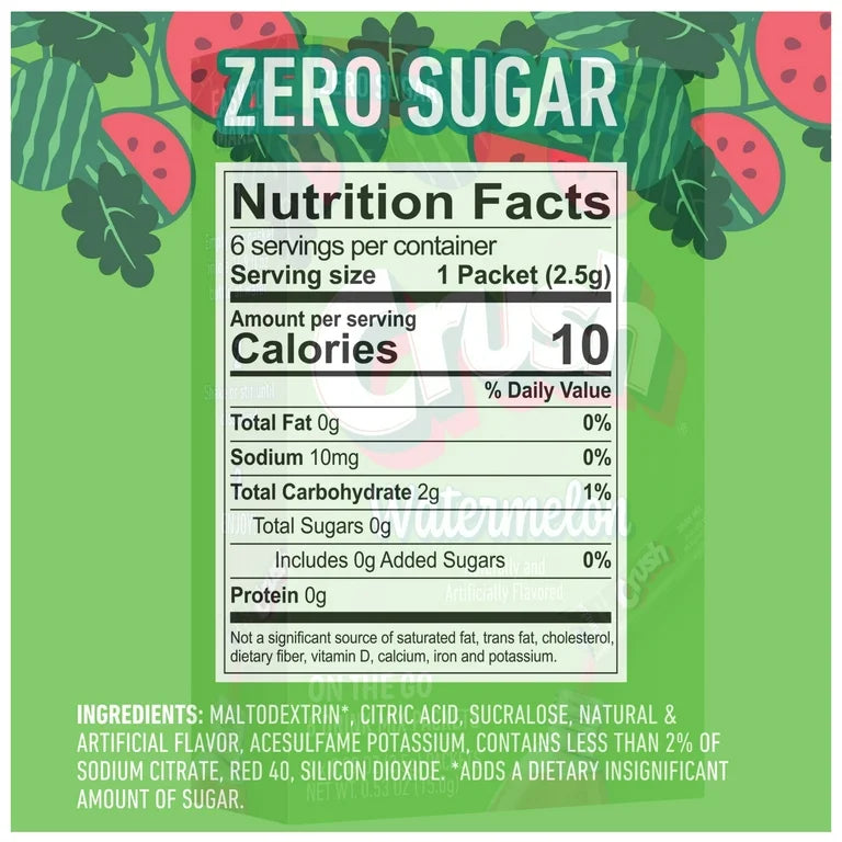 Zero Sugar Crush Singles