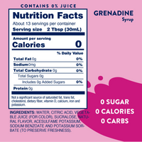 Sugar Free Grenadine Syrup