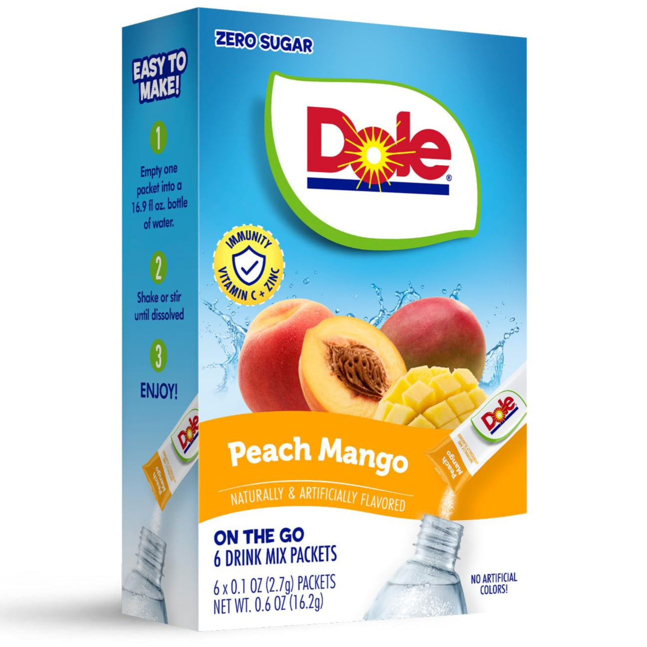 Zero Sugar Dole Fruit Drink Mix Singles