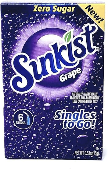 Zero Sugar Sunkist Drink Singles