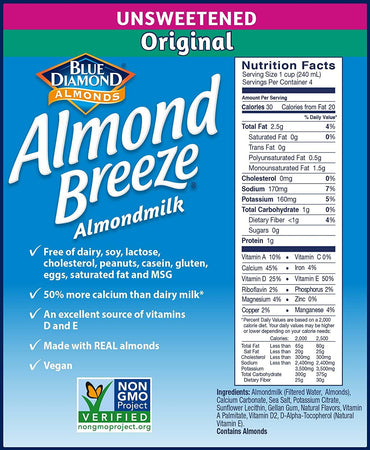 Almond Milk - Unsweetened
