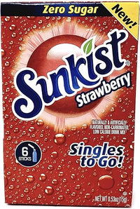 Zero Sugar Sunkist Drink Singles