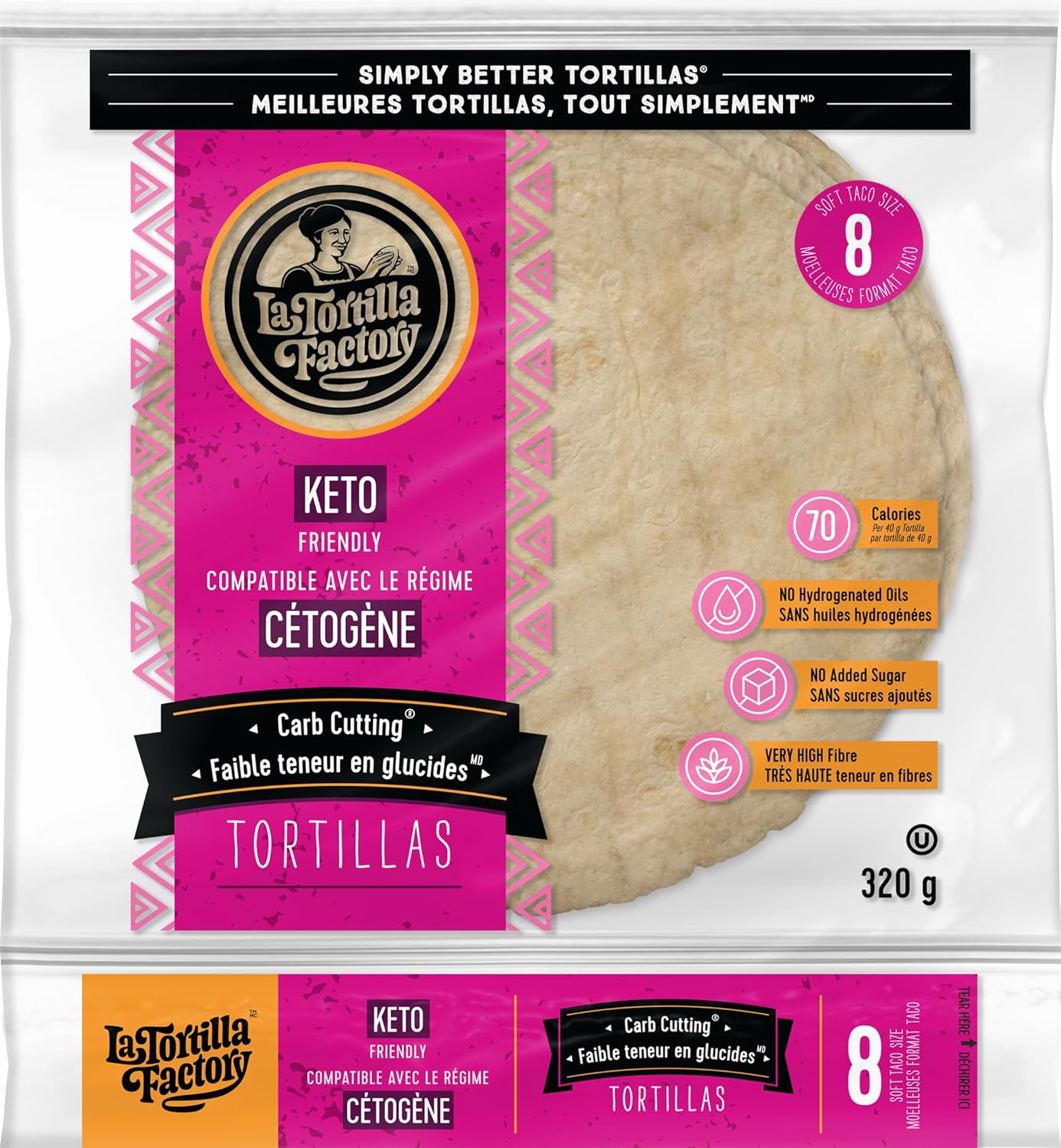 La Tortilla Factory Keto Tortillas