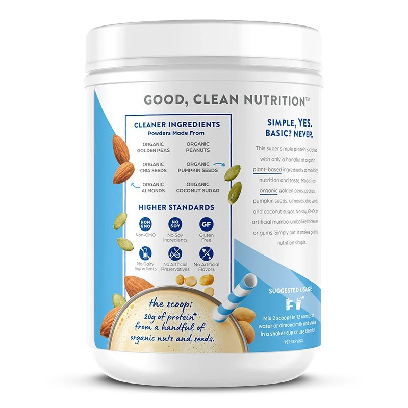 Simple Organic Plant-Based Protein Powder