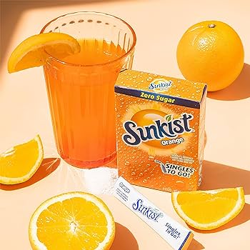 Zero Sugar Sunkist Drink Singles