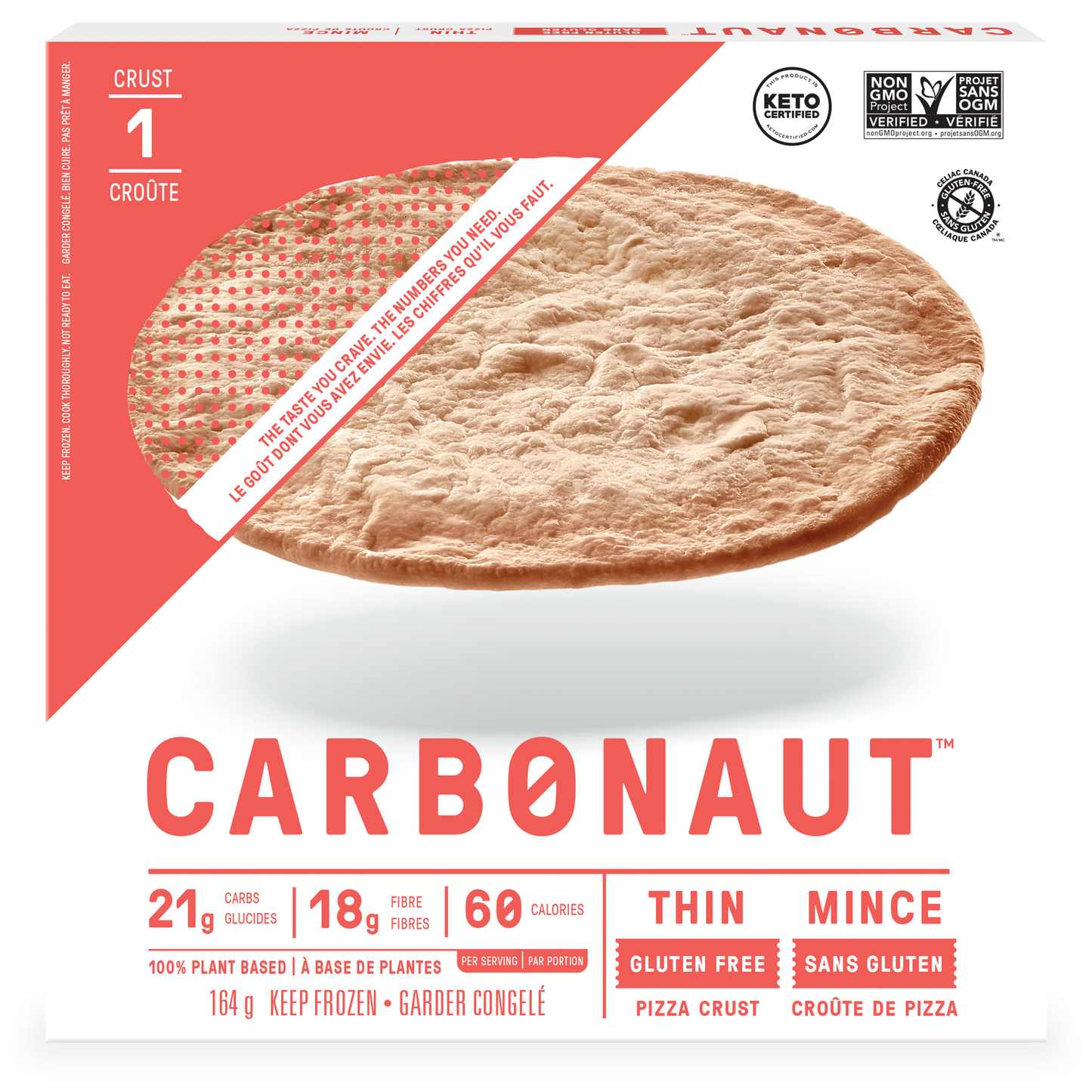 Carbonaut Thin Gluten-Free Pizza Crust