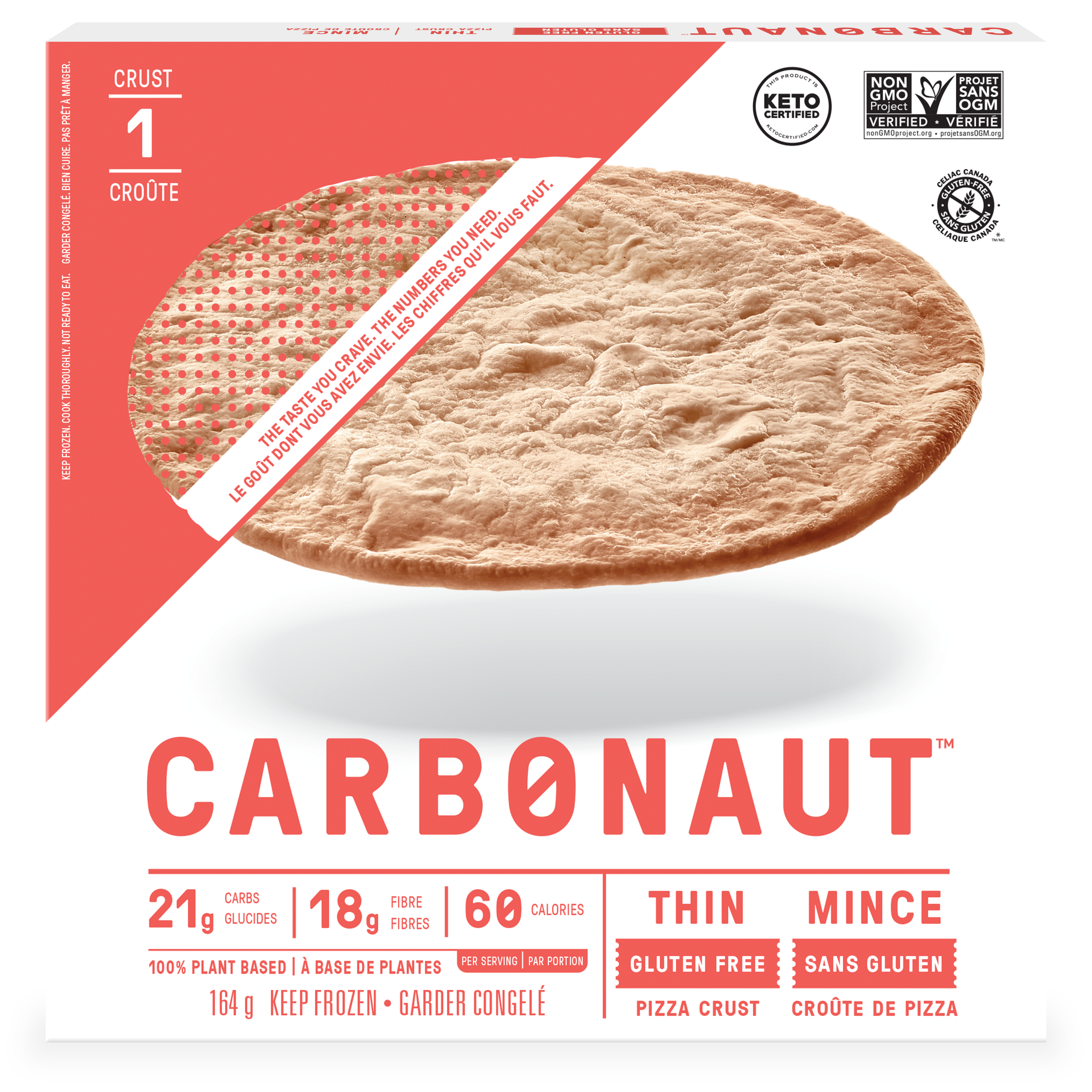 Carbonaut Thin Gluten-Free Pizza Crust