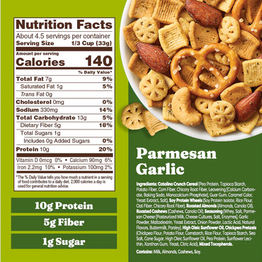Large Parmesan Garlic Snack Mix