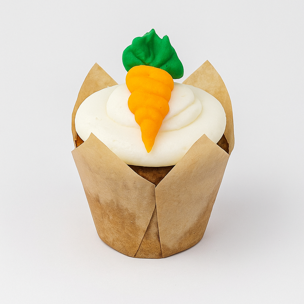 Carrot Cake Cupcakes (Gluten-Free, Keto / Low-Carb & Sugar-Free)