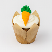 Carrot Cake Cupcakes (Gluten-Free, Keto / Low-Carb & Sugar-Free)