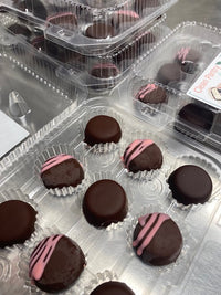 Chocolate Covered Cheesecake Bites