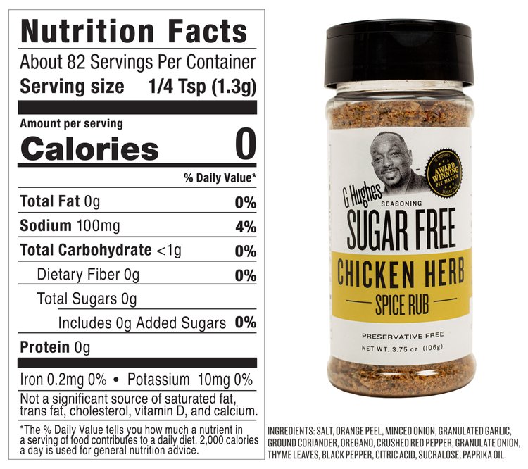 Sugar Free Seasonings