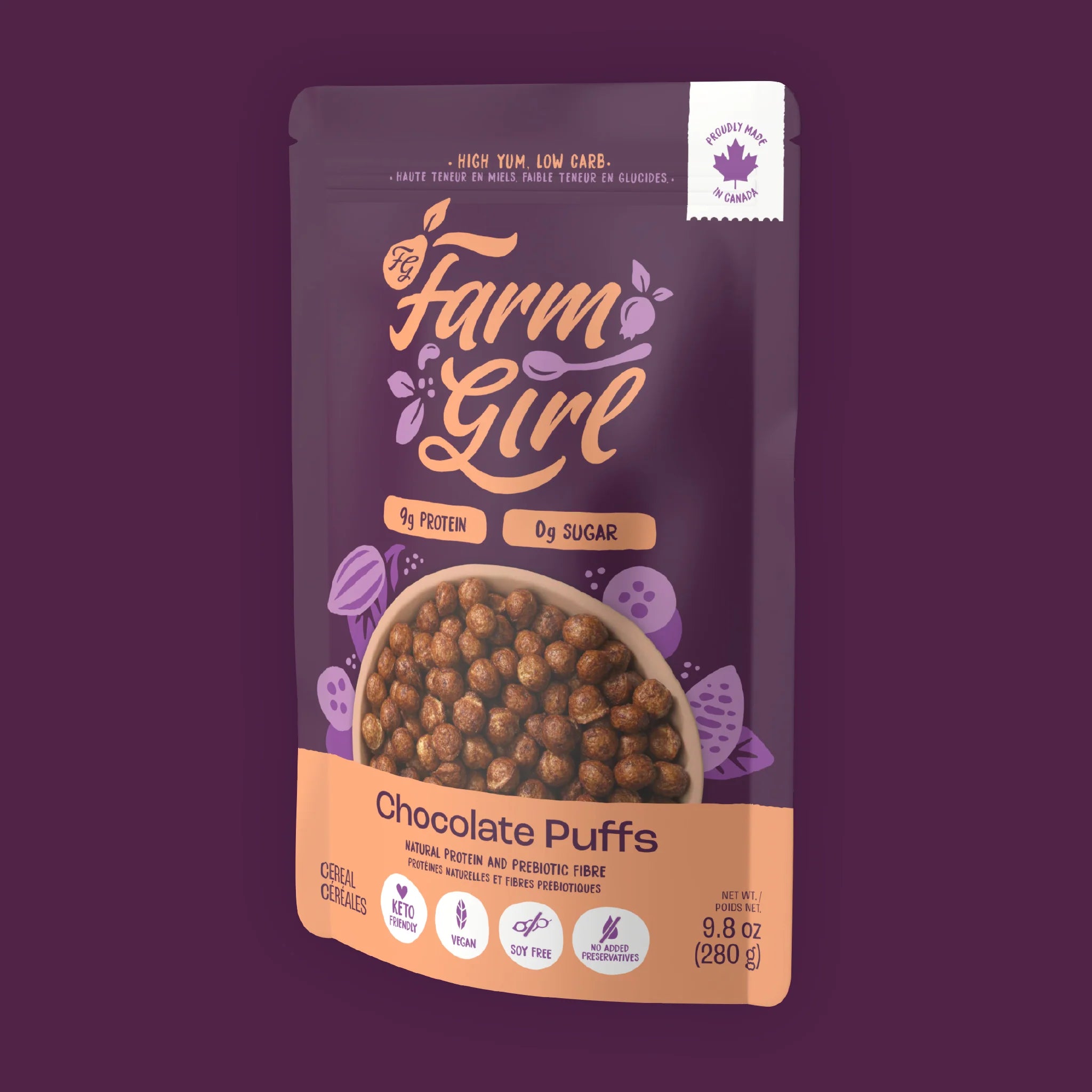 Chocolate Puffs Cereal