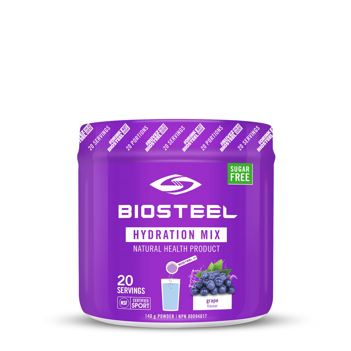 BioSteel Sports Nutrition & Electrolyte Drink Mix (20 Serving Tub)