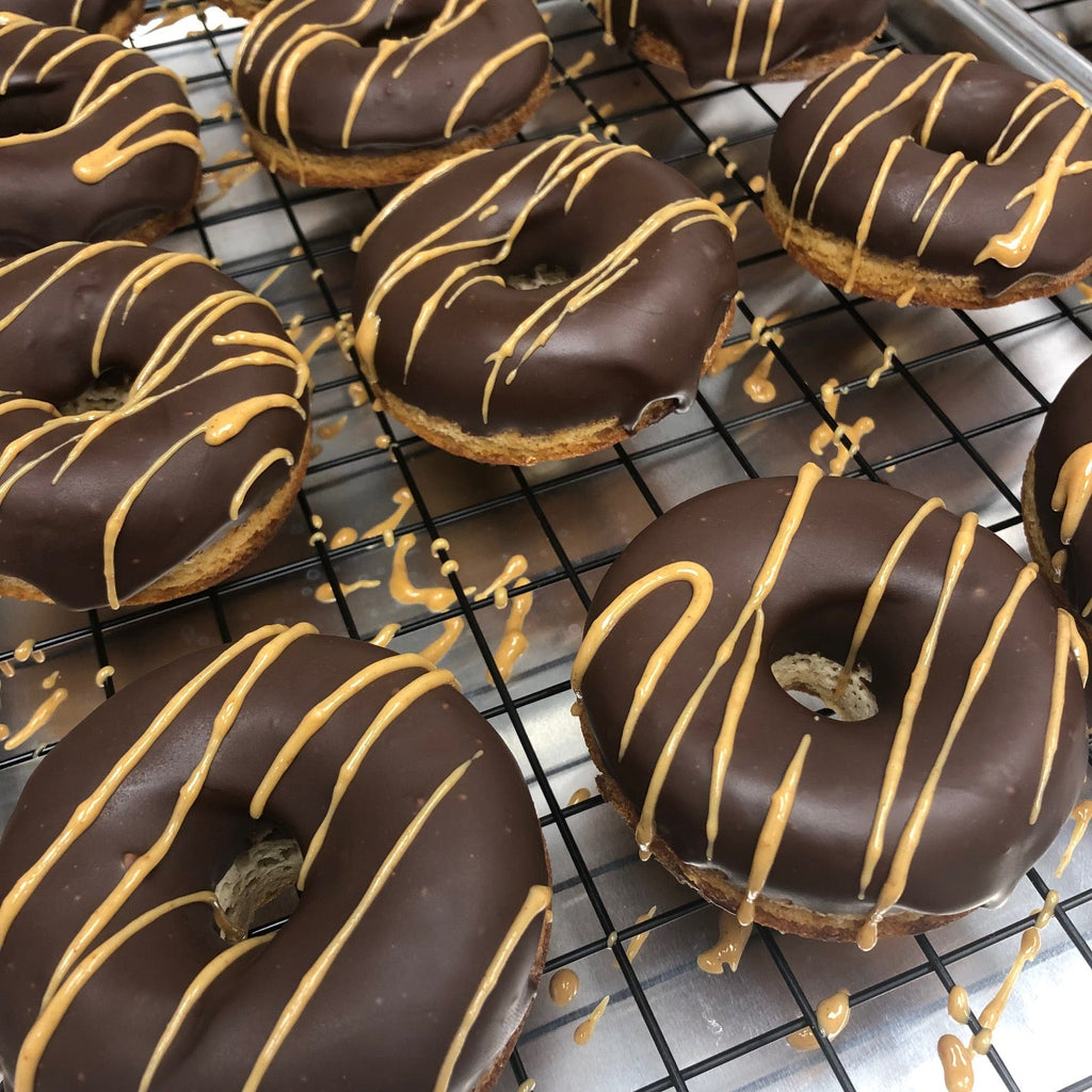Featured Donut - Chocolate Dipped Peanut Butter - Dairy Free (Pre-Order)