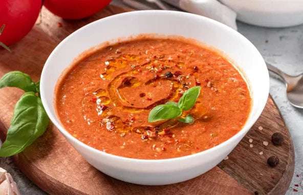 Roasted Red Pepper & Tomato Bisque*