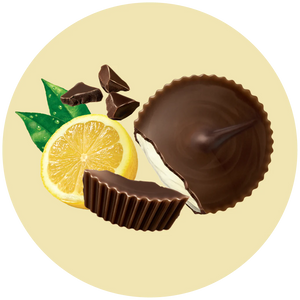 72% Dark Chocolate Lemon Creme Cups