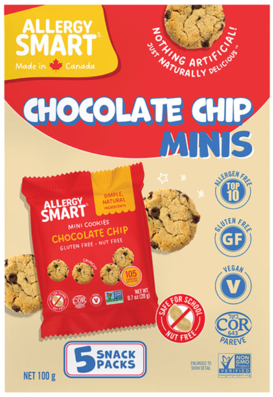 Allergy Smart Mini Chocolate Chip Cookies