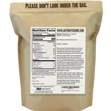 Organic Black Cocoa Powder