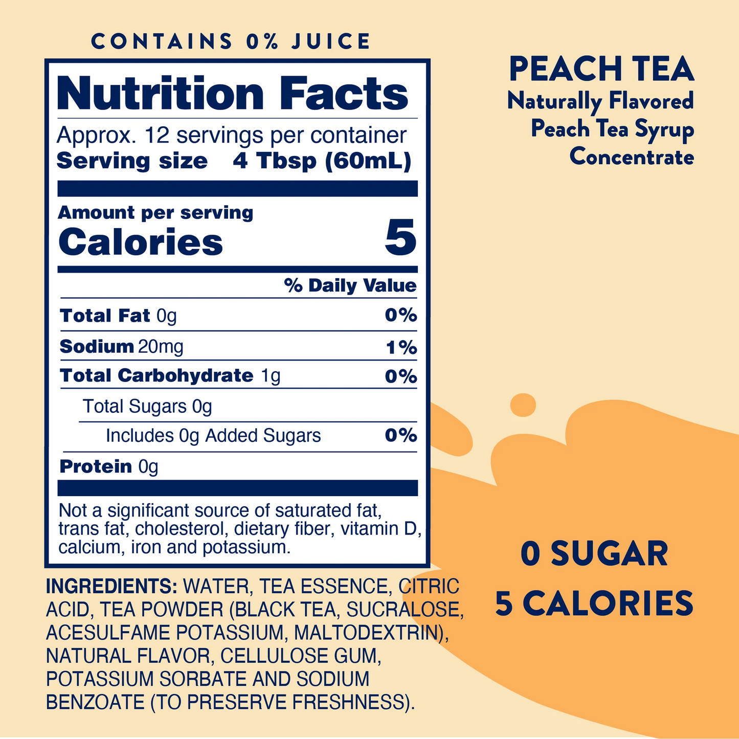 Skinny Syrups - Tea & Lemonade Concentrates