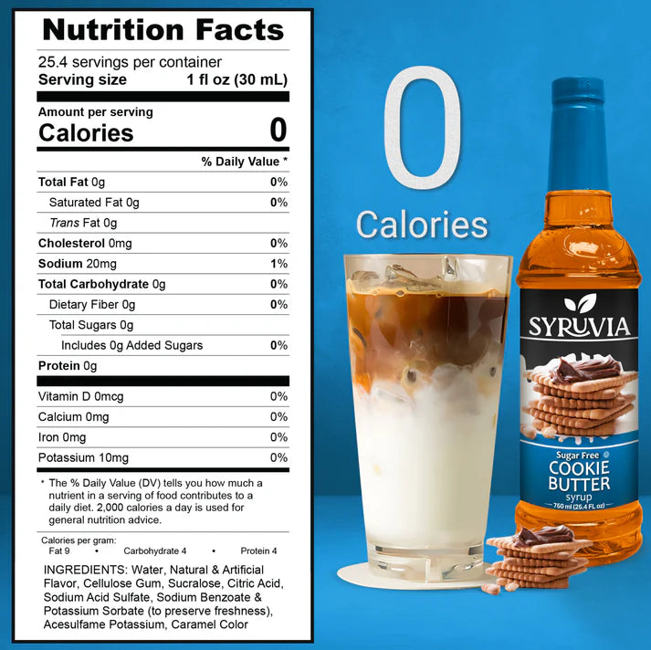 Sugar-Free Syruvia Syrups