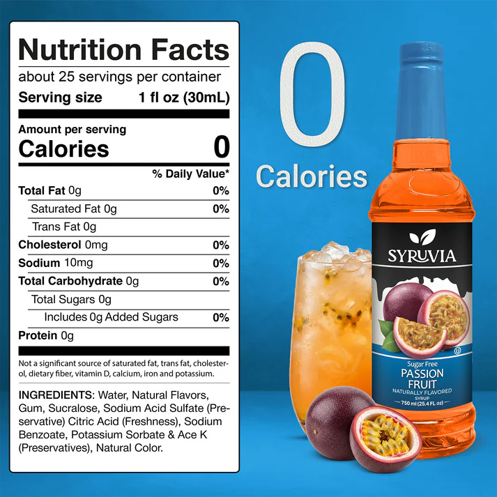 Sugar-Free Syruvia Syrups