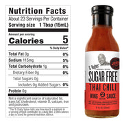 Sugar Free Wing Sauce