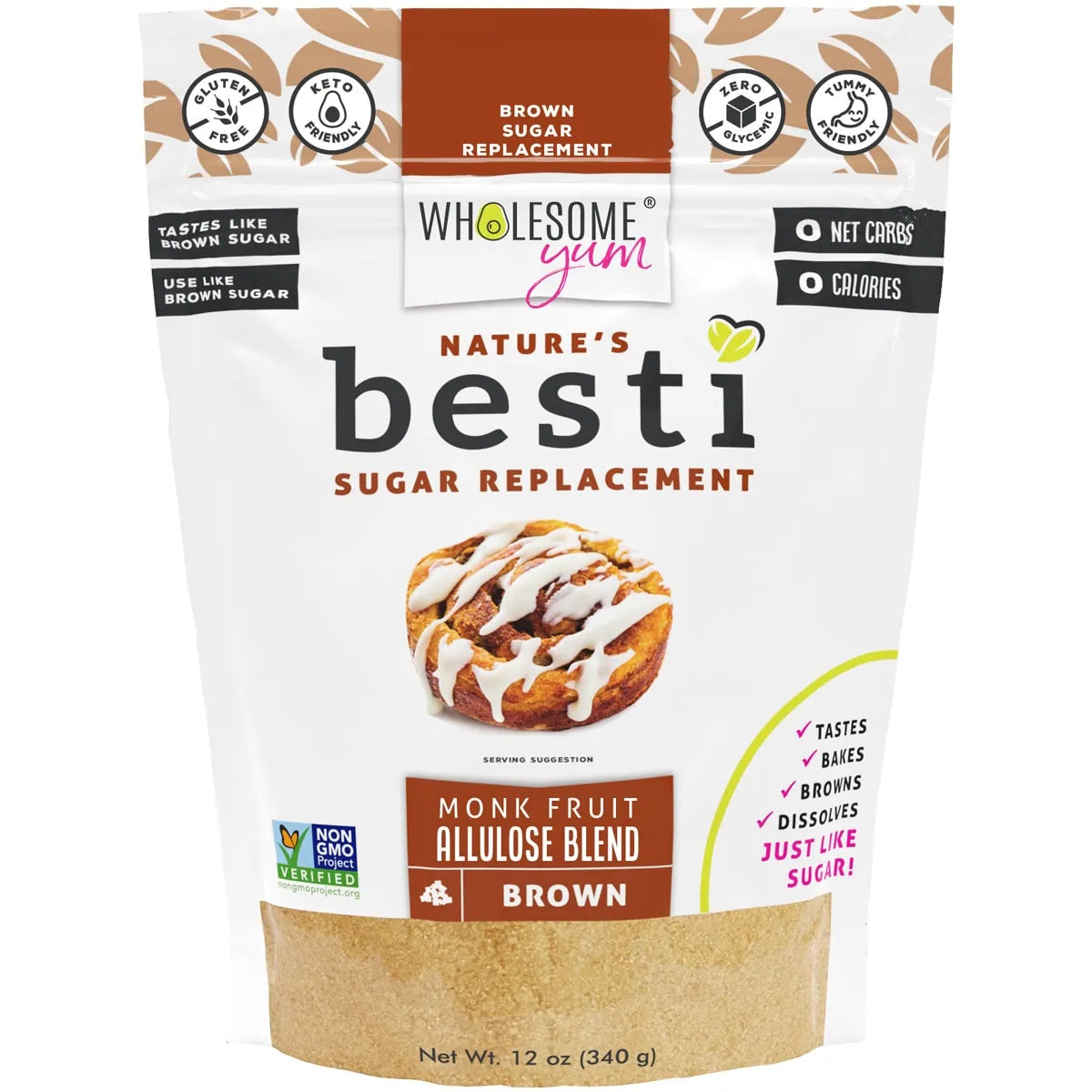 Besti Brown  (Monkfruit/Allulose Blend) Sweetener