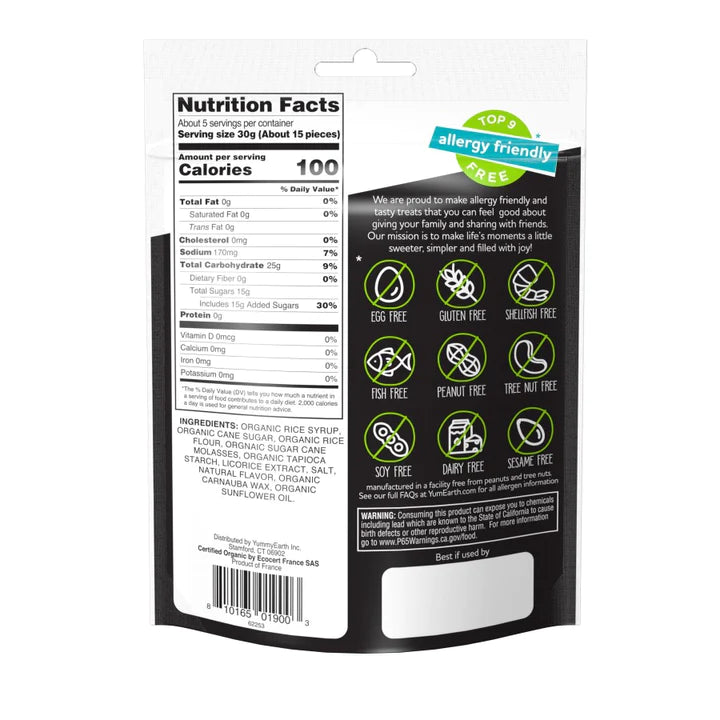 Organic & Gluten-Free Licorice