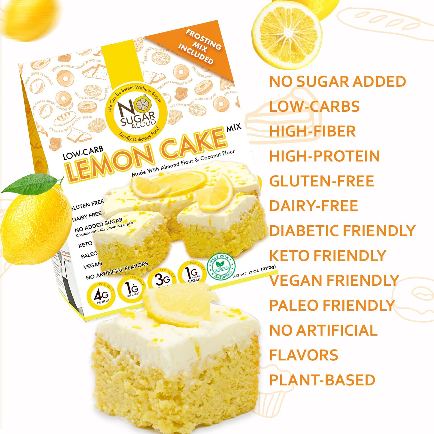 Low Carb Lemon Cake Mix