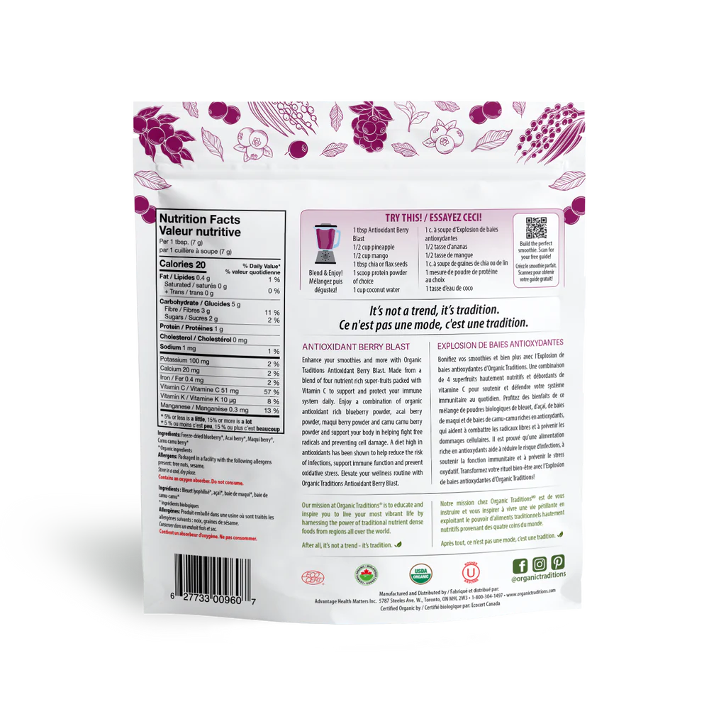 Antioxidant Berry Blast Fruit Powder