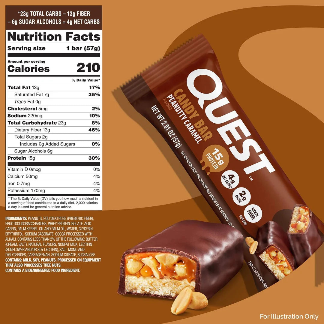 Peanutty Caramel Candy Bar