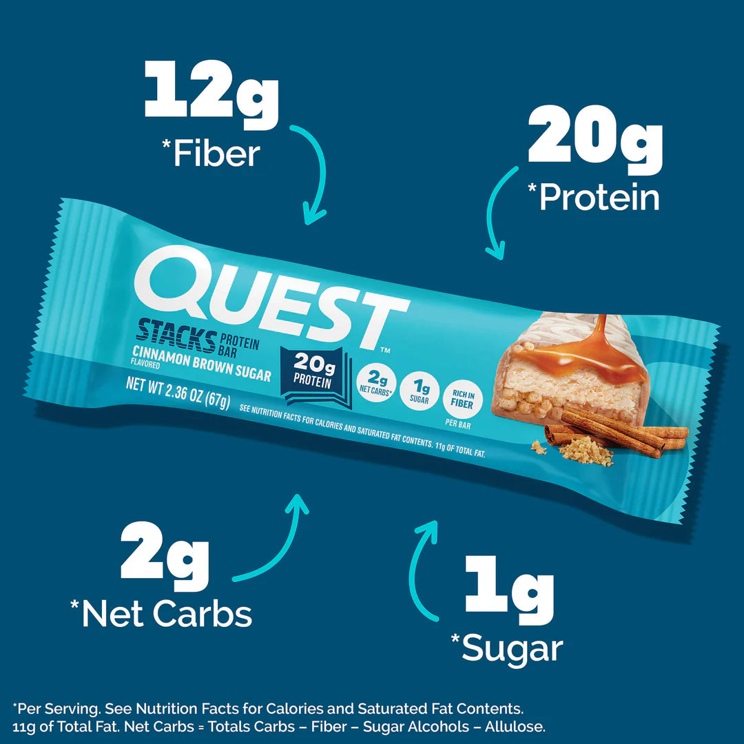 Quest Crispy Hero & Stacks Bars
