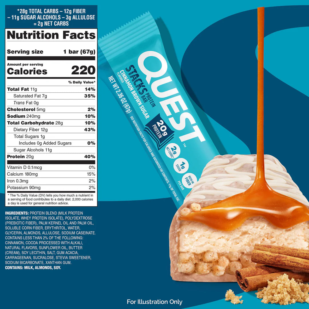 Quest Crispy Hero & Stacks Bars